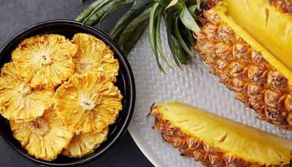 خرید عمده آناناس خشک حلقه ی با بسته بندی صادراتی